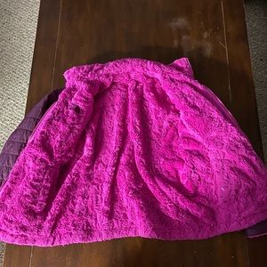 Girls size small 7/8 reversible jacket Northface